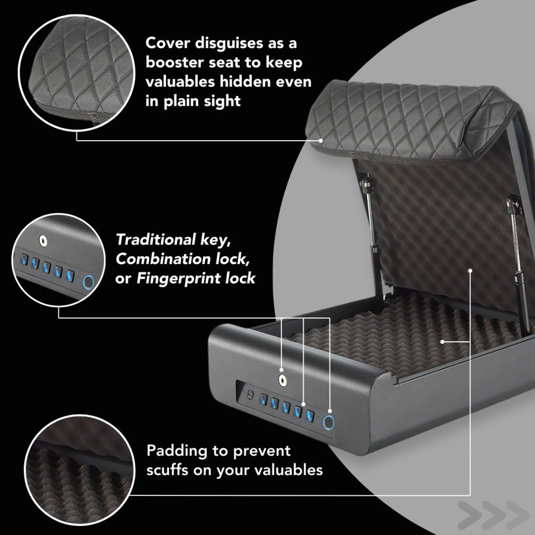 BoostedSafe Elite Fingerprint Safe with Key Access