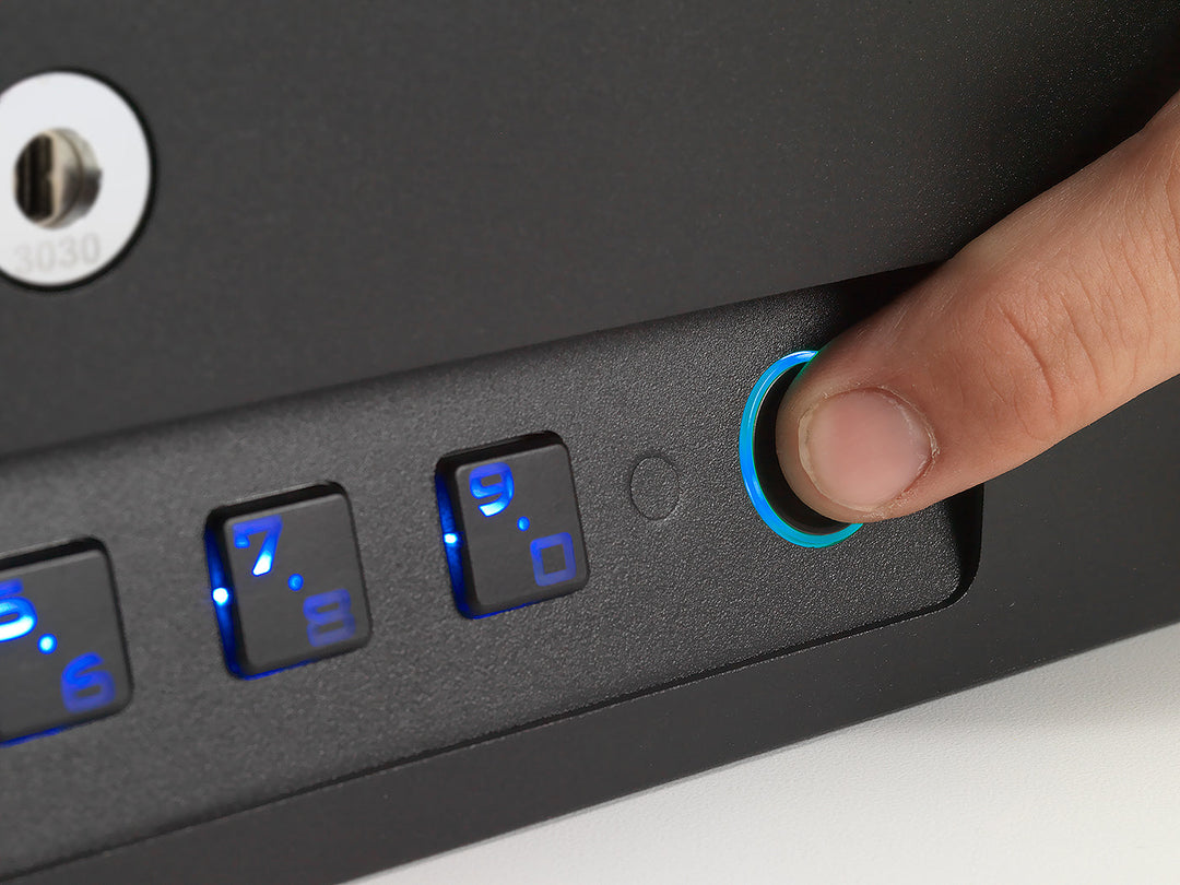 BoostedSafe Elite Fingerprint Safe with Key Access