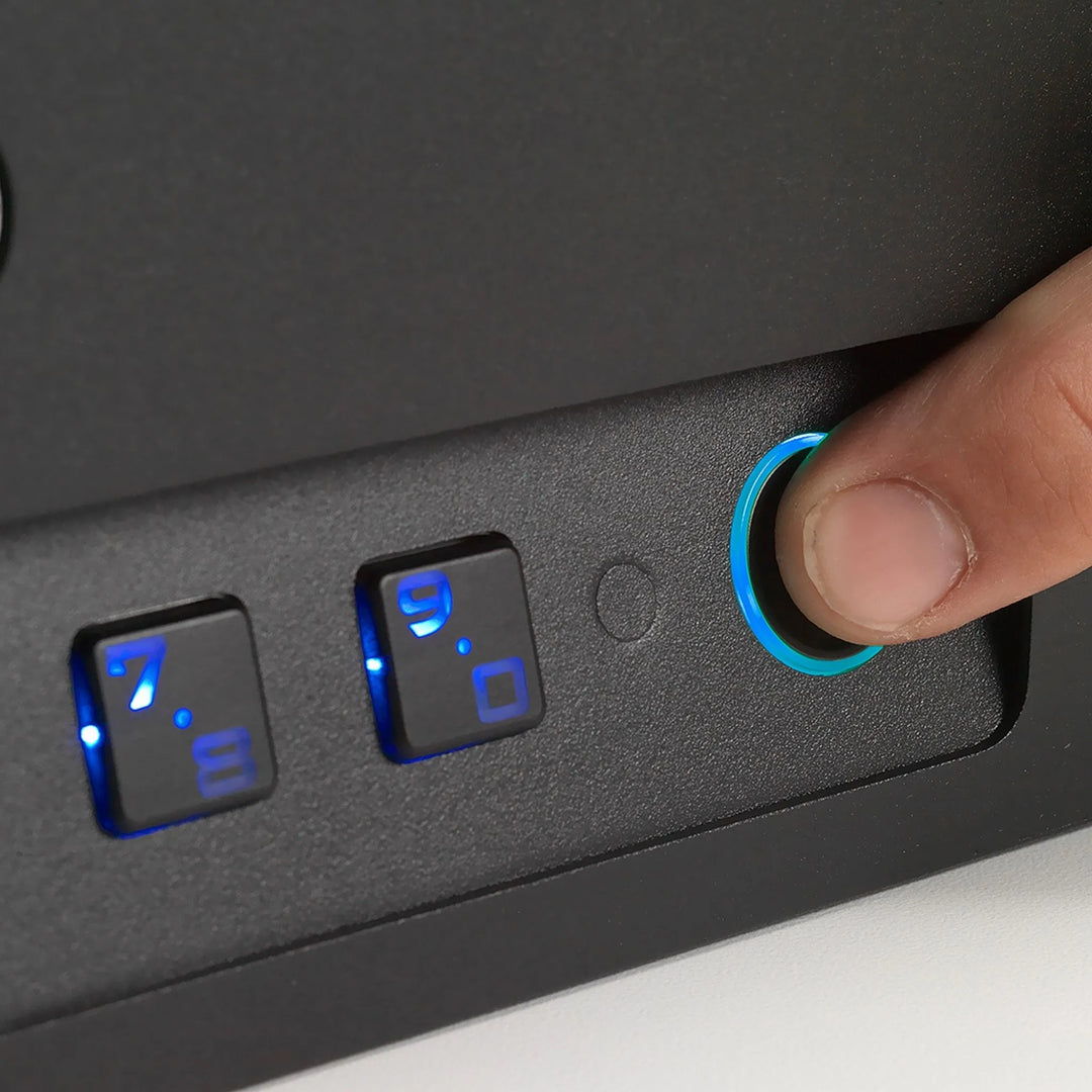 BoostedSafe Elite Fingerprint Safe with Key Access