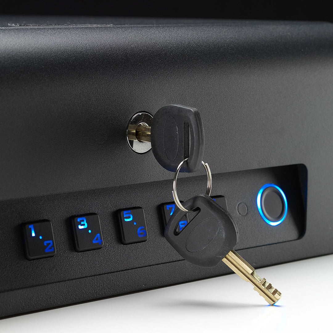 BoostedSafe Elite Fingerprint Safe with Key Access