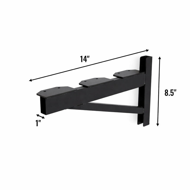 1' x 4' Heavy Duty Wall Shelf Brackets for DIY