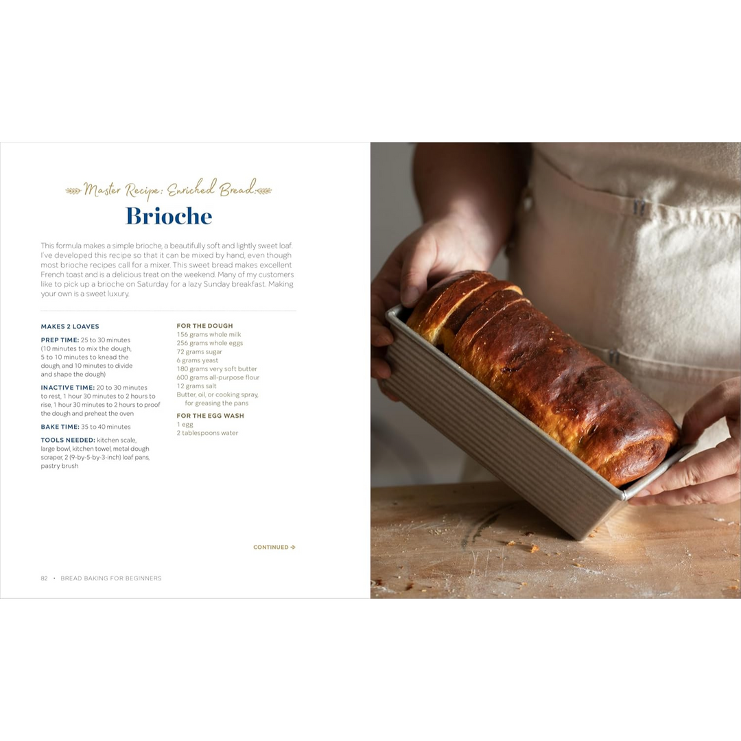 Bread Baking for Beginners: The Essential Guide to Baking Kneaded Breads, No-Knead Breads, and Enriched Breads Spiral Bound