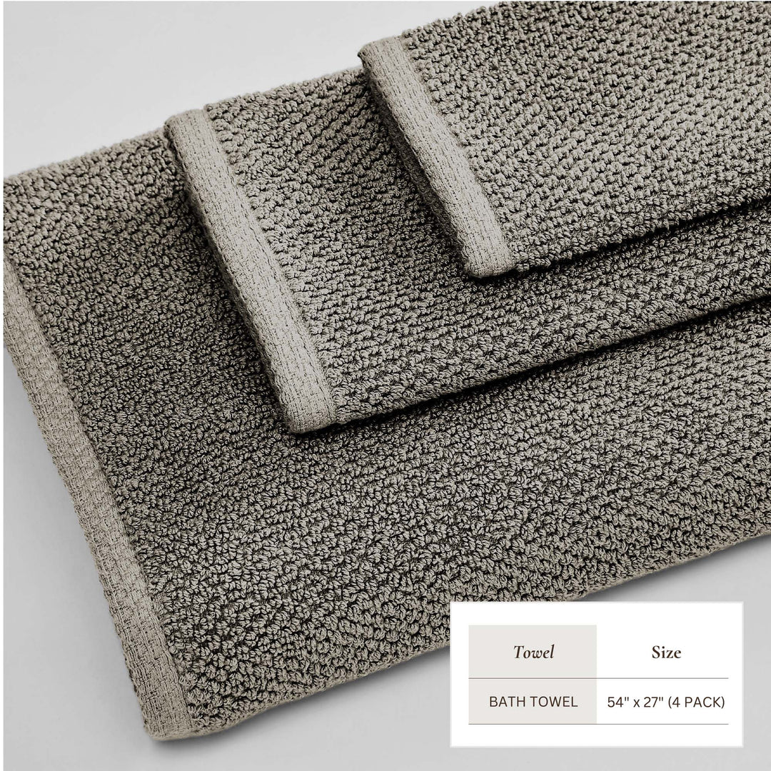 Cotton Bath Towel Set - Acacia Collection