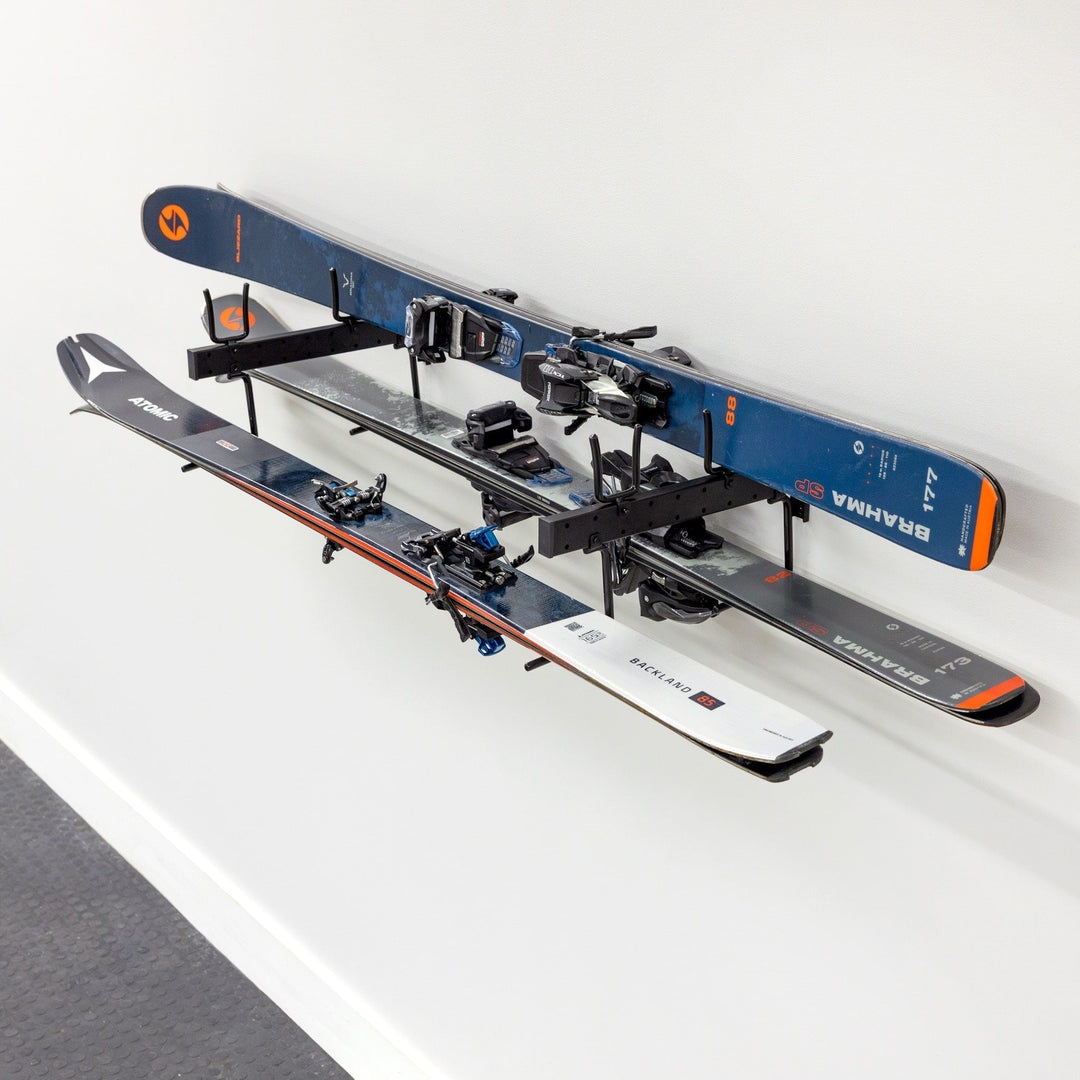 Cascade Snowboard Ski Organizer Rack for Wall Mount