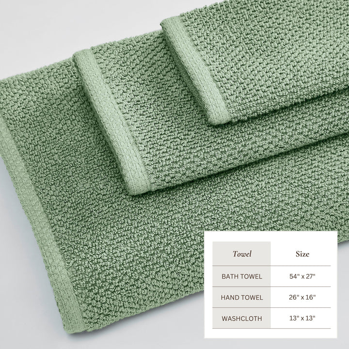Cotton Bath Towel Set - Acacia Collection