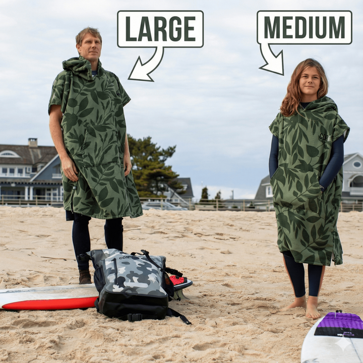 COR Surf Changing Towel Poncho Kona Large Size