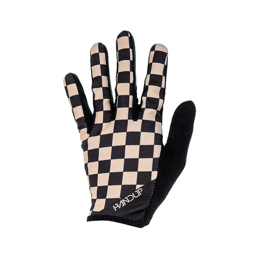 Handup Gloves - Checkered Black/Tan