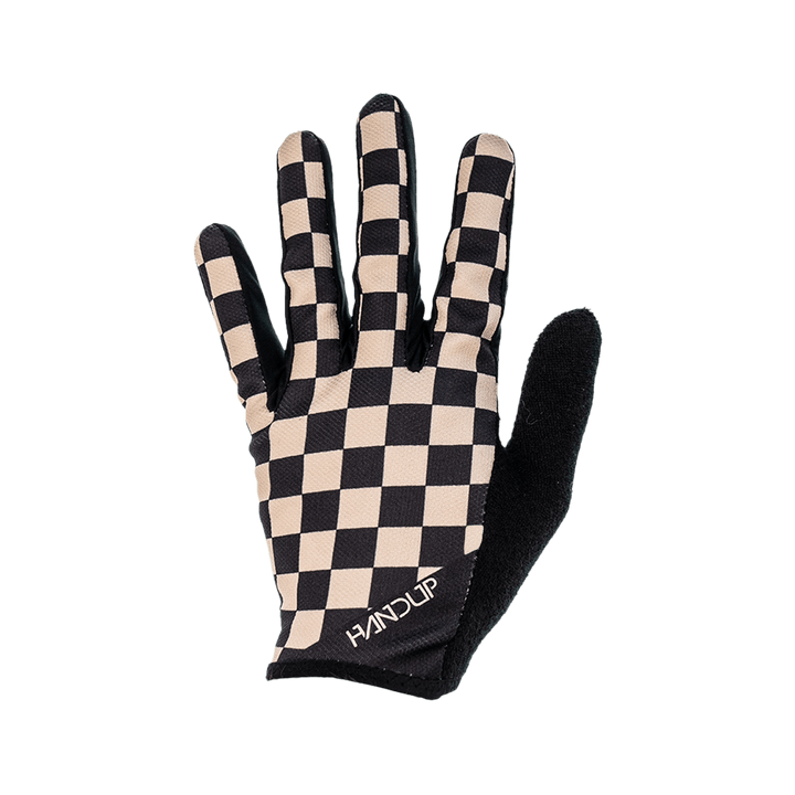 Handup Gloves - Checkered Black/Tan