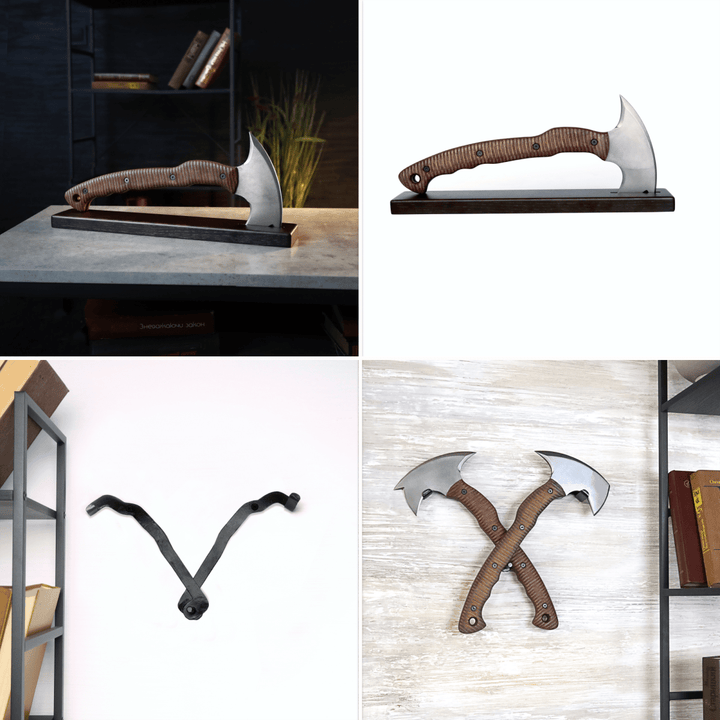 Combat tomahawk "Barong" with polymer composite handle