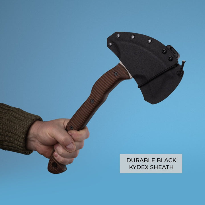 Combat tomahawk "Barong" with polymer composite handle