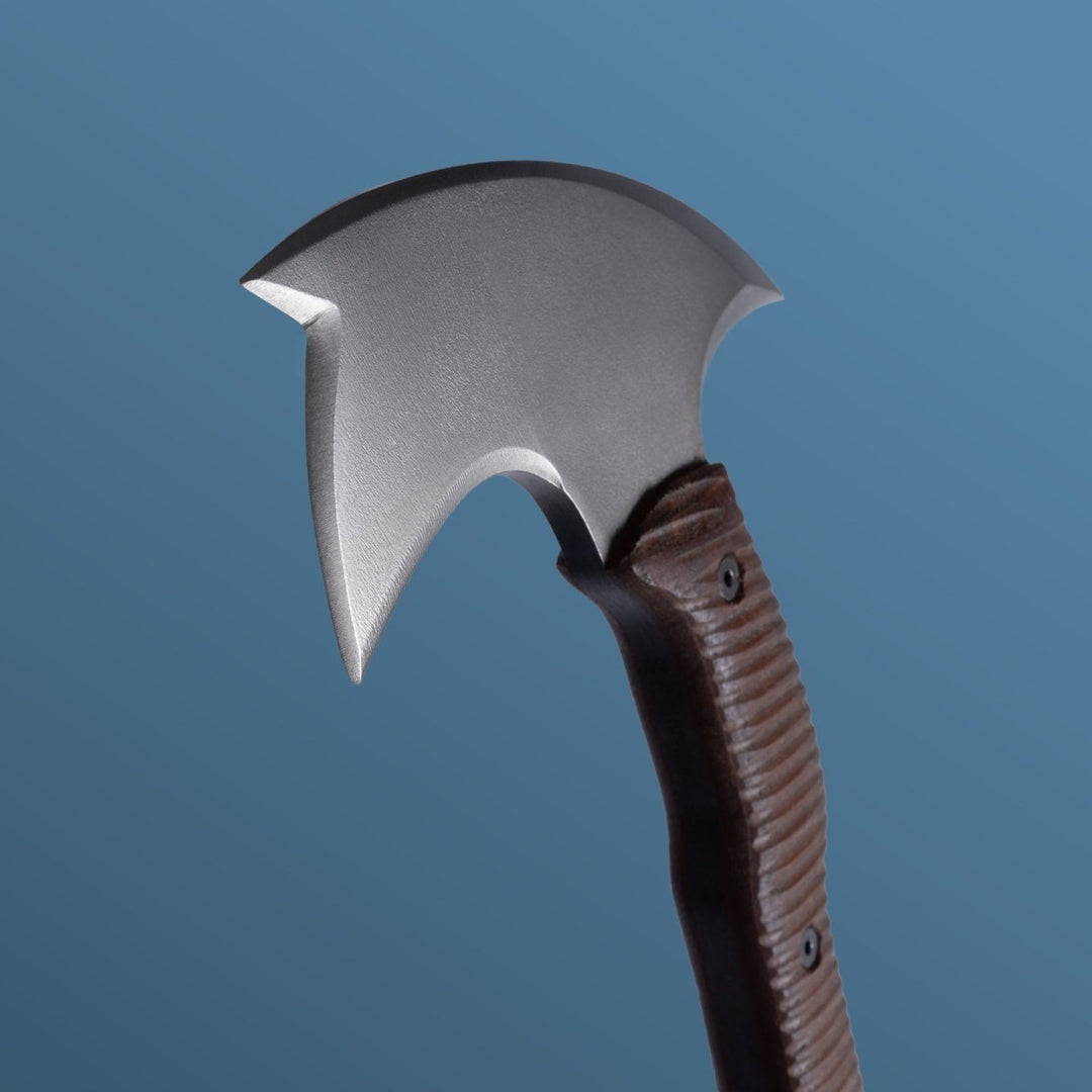 Combat tomahawk "Barong" with polymer composite handle