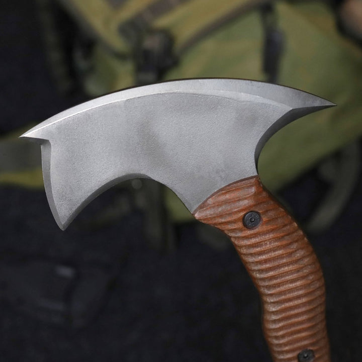AncientSmithy Compact tactical tomahawk with polymer composite handle