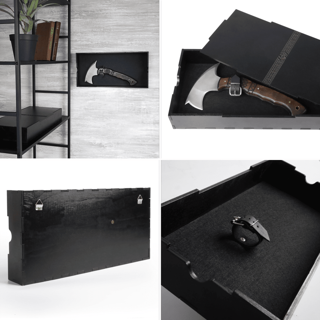 Compact tomahawk "Tahu" with wooden handle