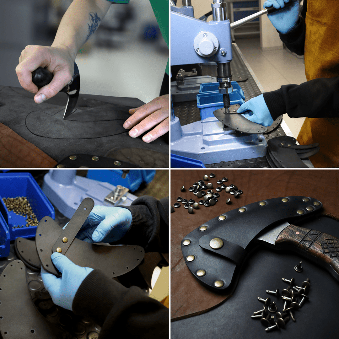 Compact tomahawk "Tahu" with wooden handle