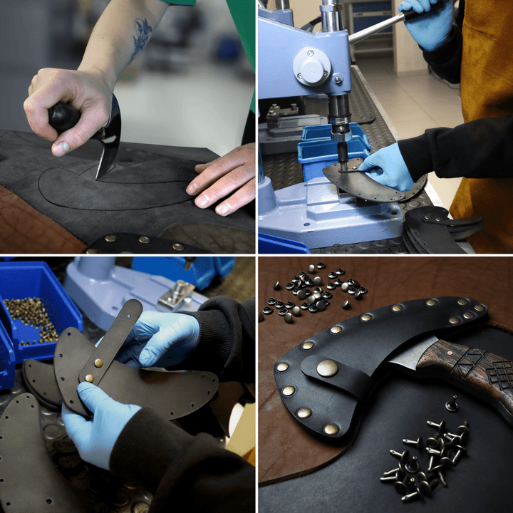 Compact tomahawk "Tahu" with wooden handle