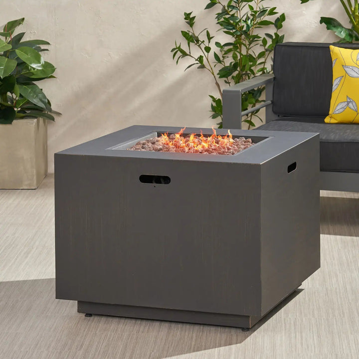 Outdoor Patio Fire Pit Table with 50,000 BTU Heat