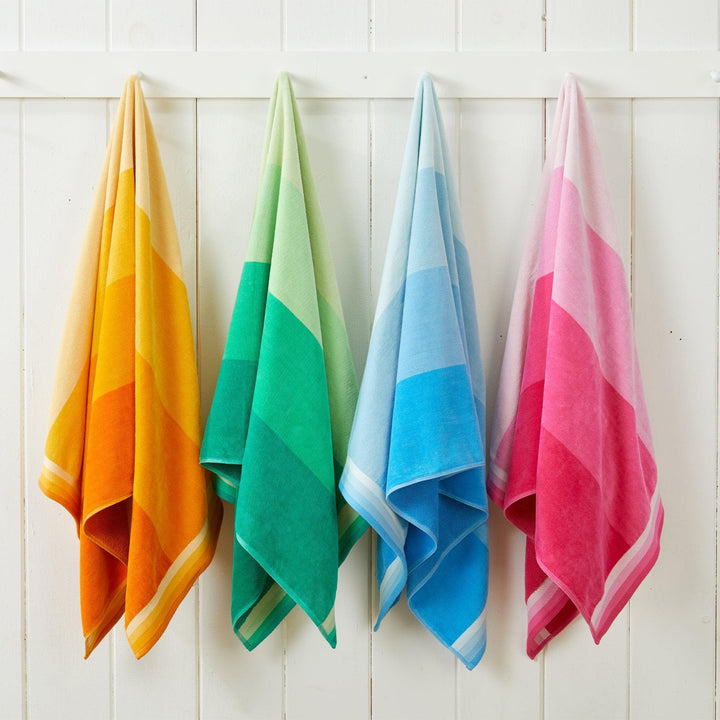 Cotton Velour Cabana Beach Towel - Novia Collection