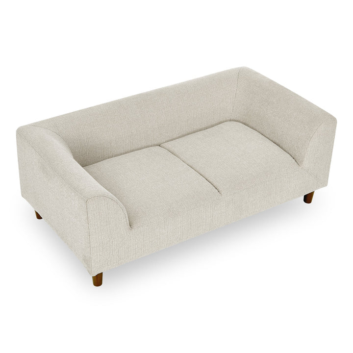 Modern Rectangular Pet Sofa with Backrest and Armrests