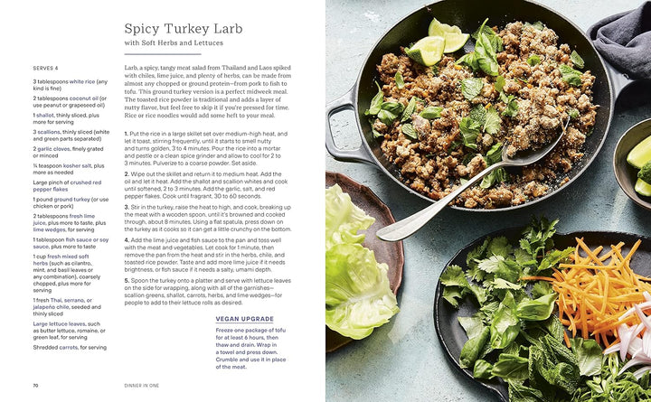 Dinner in One: Exceptional & Easy One-Pan Meals: A Cookbook Spiral Bound