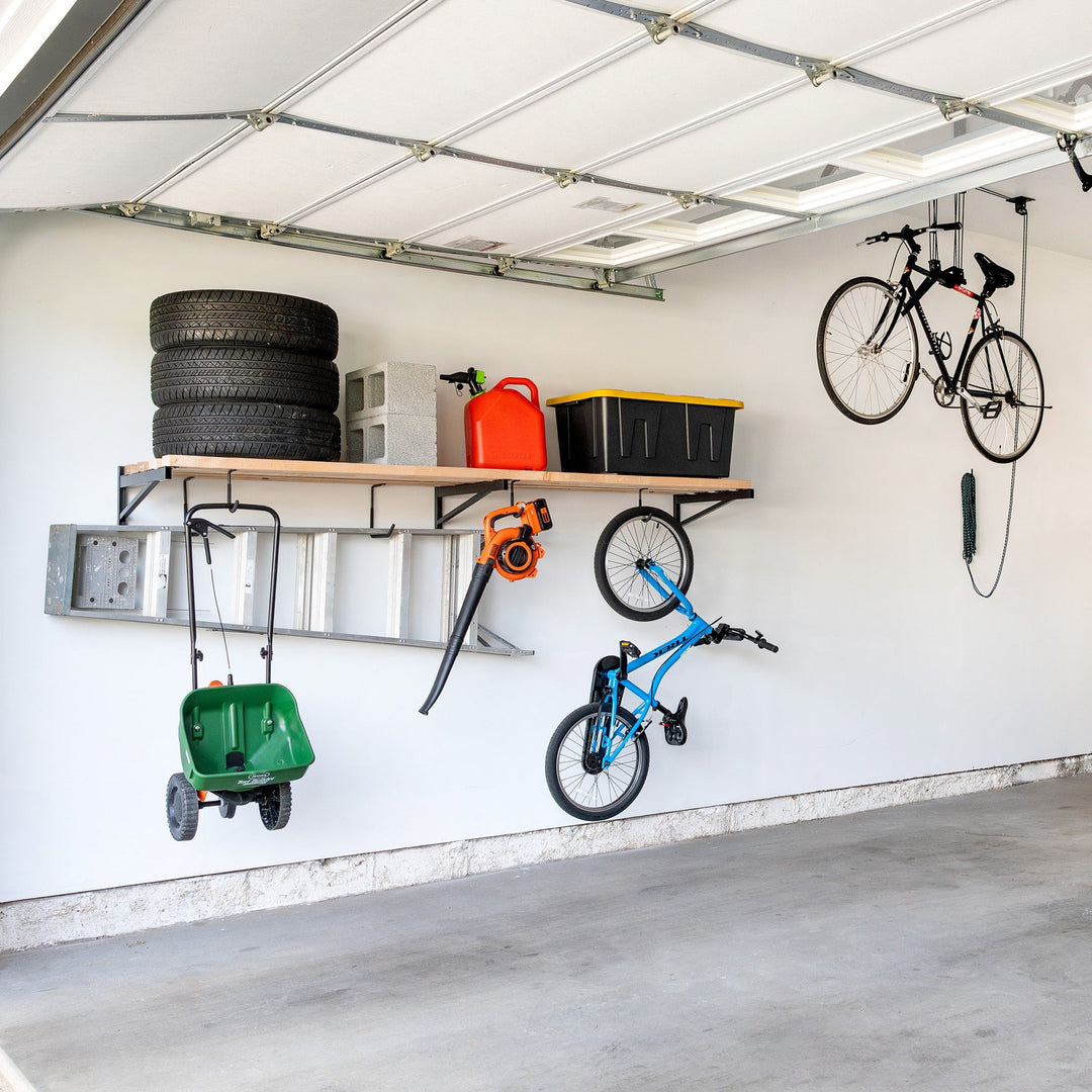 DIY Heavy Duty Wall Shelf Brackets for Storage