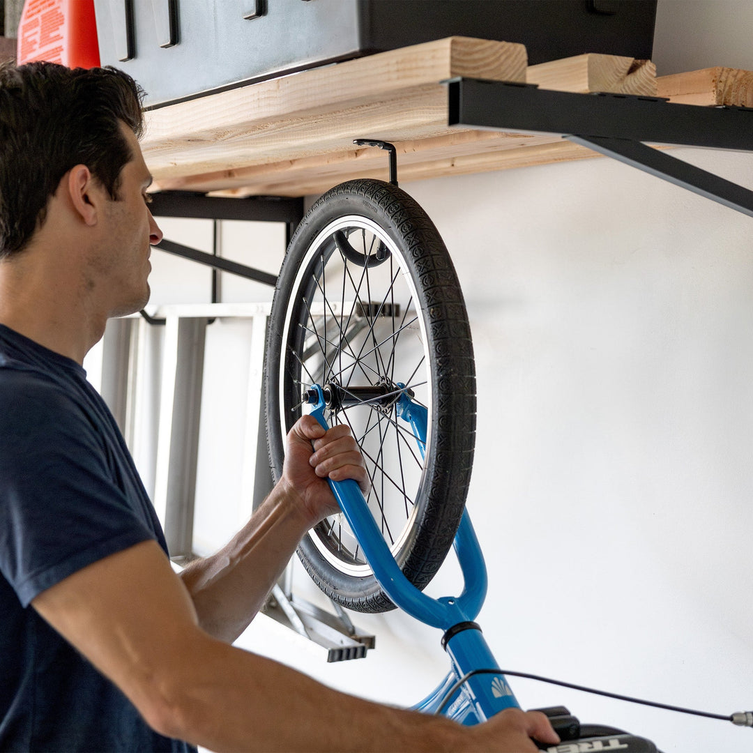 DIY Heavy Duty Wall Shelf Brackets for Storage