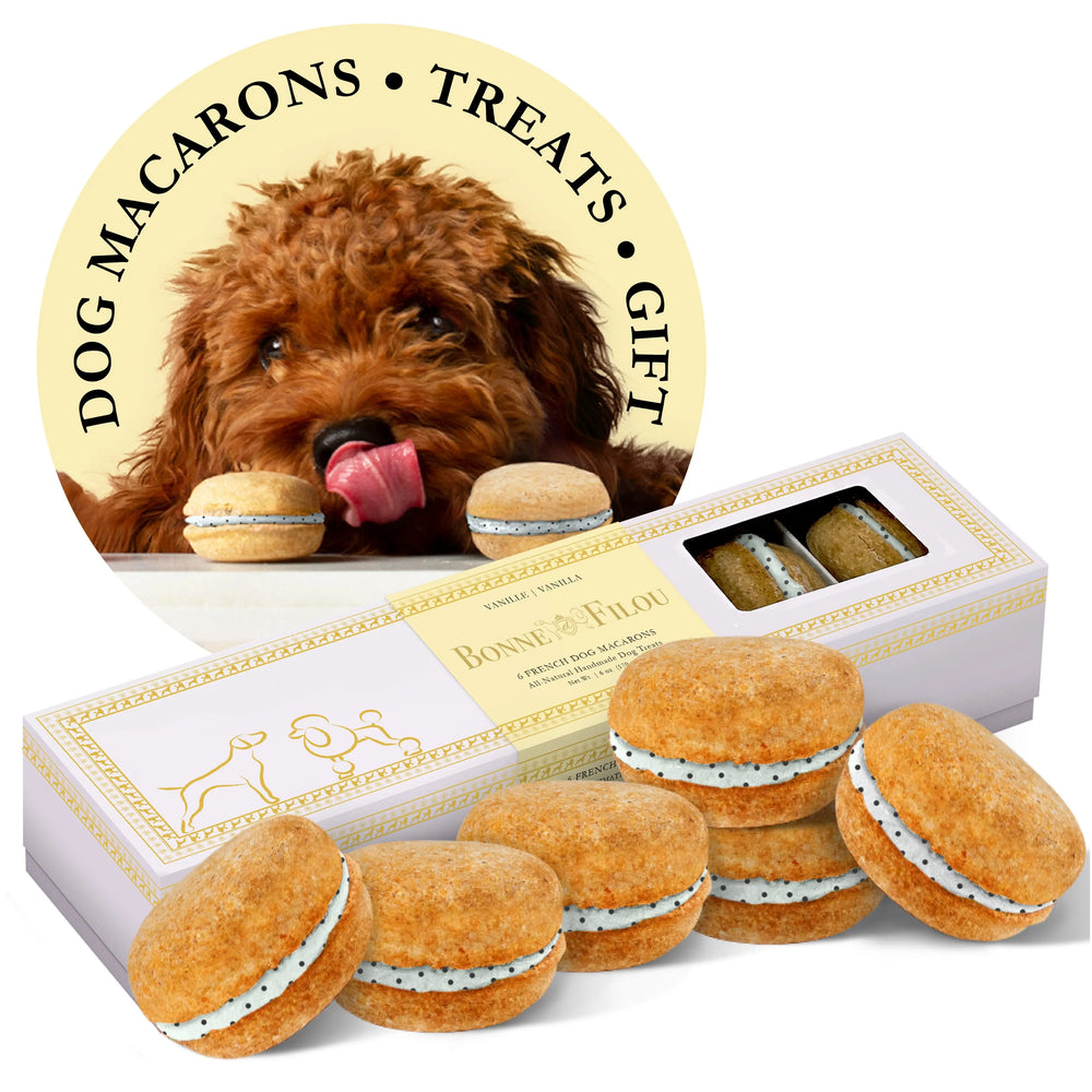 Bonne et Filou Dog Macarons Box of 6