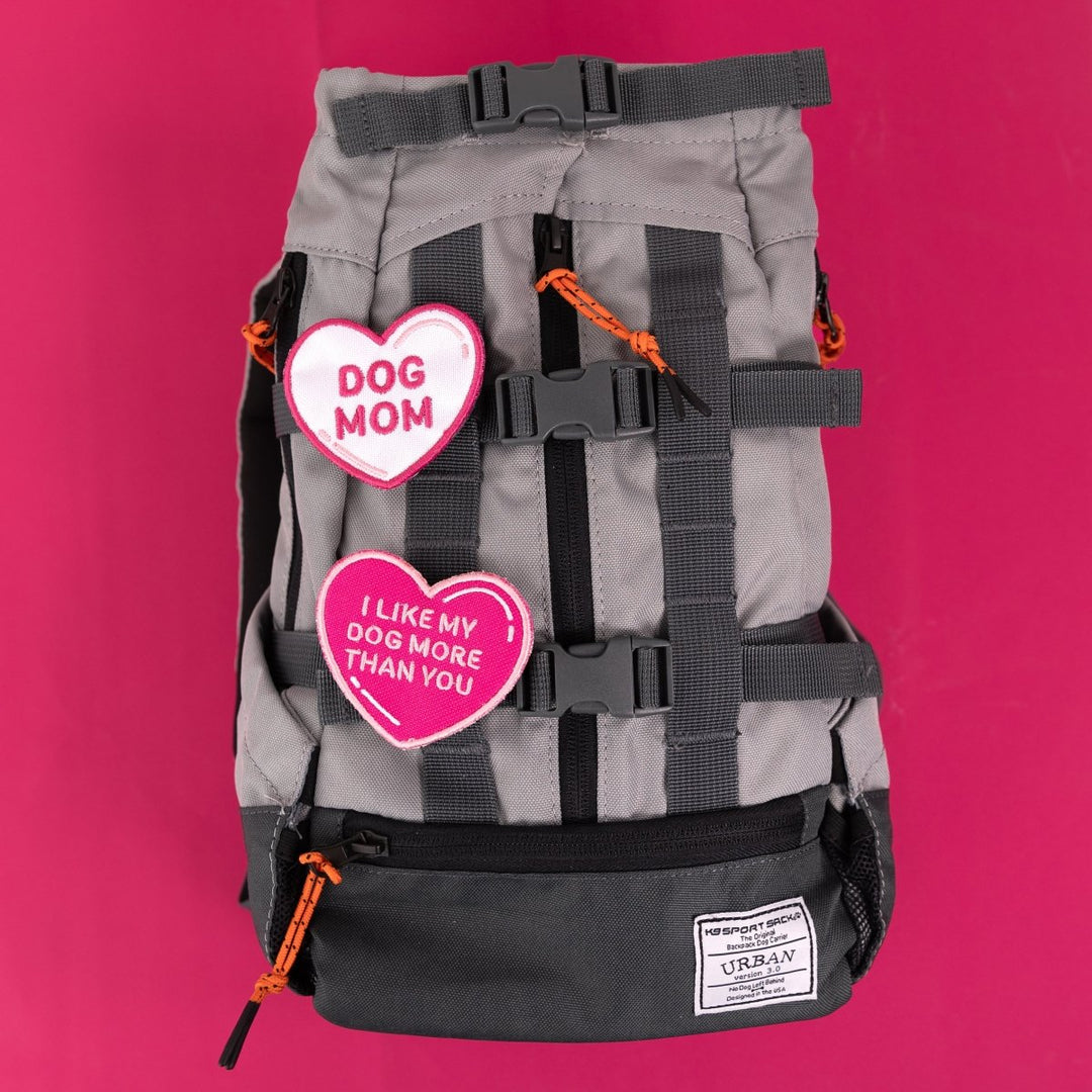 K9 Sport Sack I Like My Dog More Than You Heart Patch