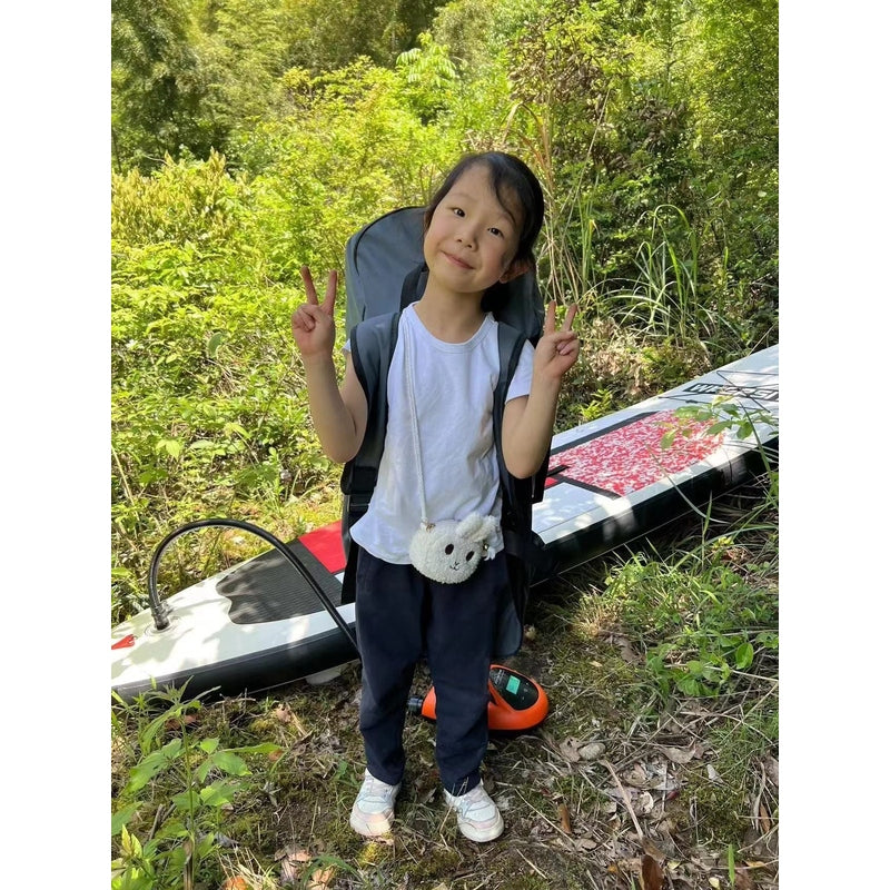 inflatable paddle board 8' Kids Sup including sup paddle, paddleboard backpack, pump, leash
