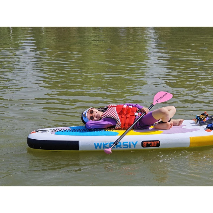 inflatable paddle board 8' Kids Sup including sup paddle, paddleboard backpack, pump, leash