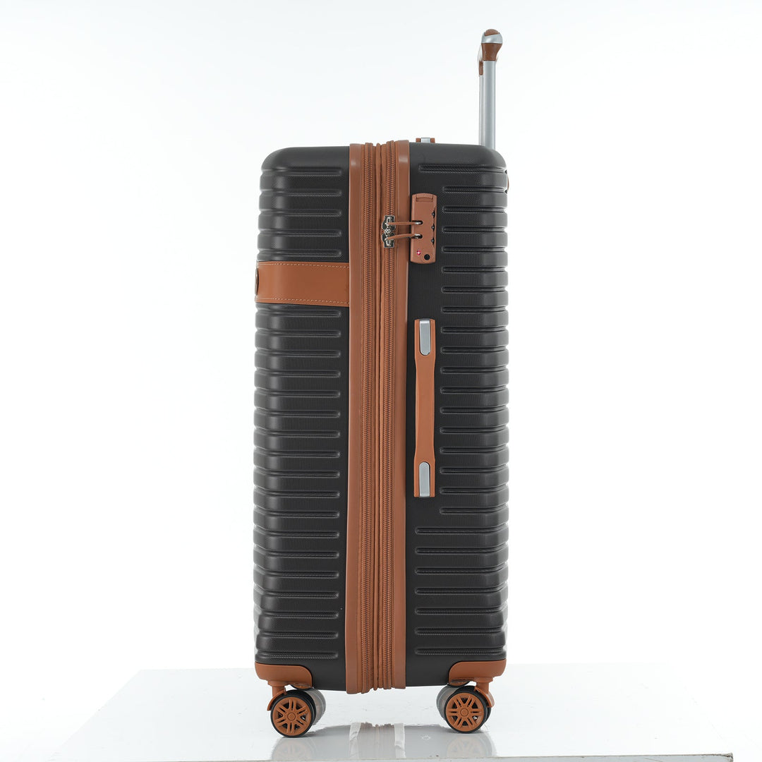 4 Piece Luggage Set Suitcase Set, ABS Hard Shell Lightweight Expandable Travel Luggage with 4 Packing Cubes, TSA Lock, Spinner Wheels for Men Women 16/20/24/28