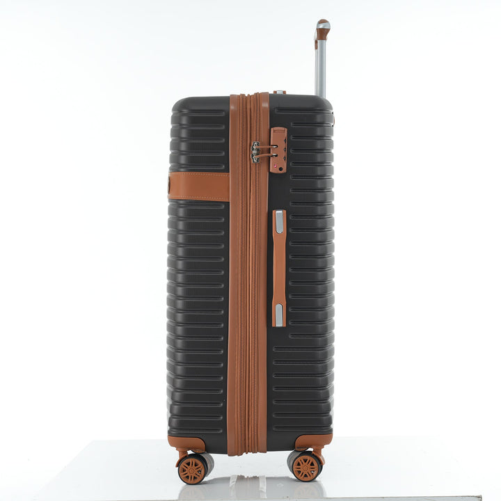 4 Piece Luggage Set Suitcase Set, ABS Hard Shell Lightweight Expandable Travel Luggage with 4 Packing Cubes, TSA Lock, Spinner Wheels for Men Women 16/20/24/28