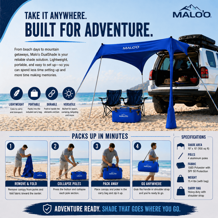 Malo'o Racks Canopy Tent & Vehicle Awning