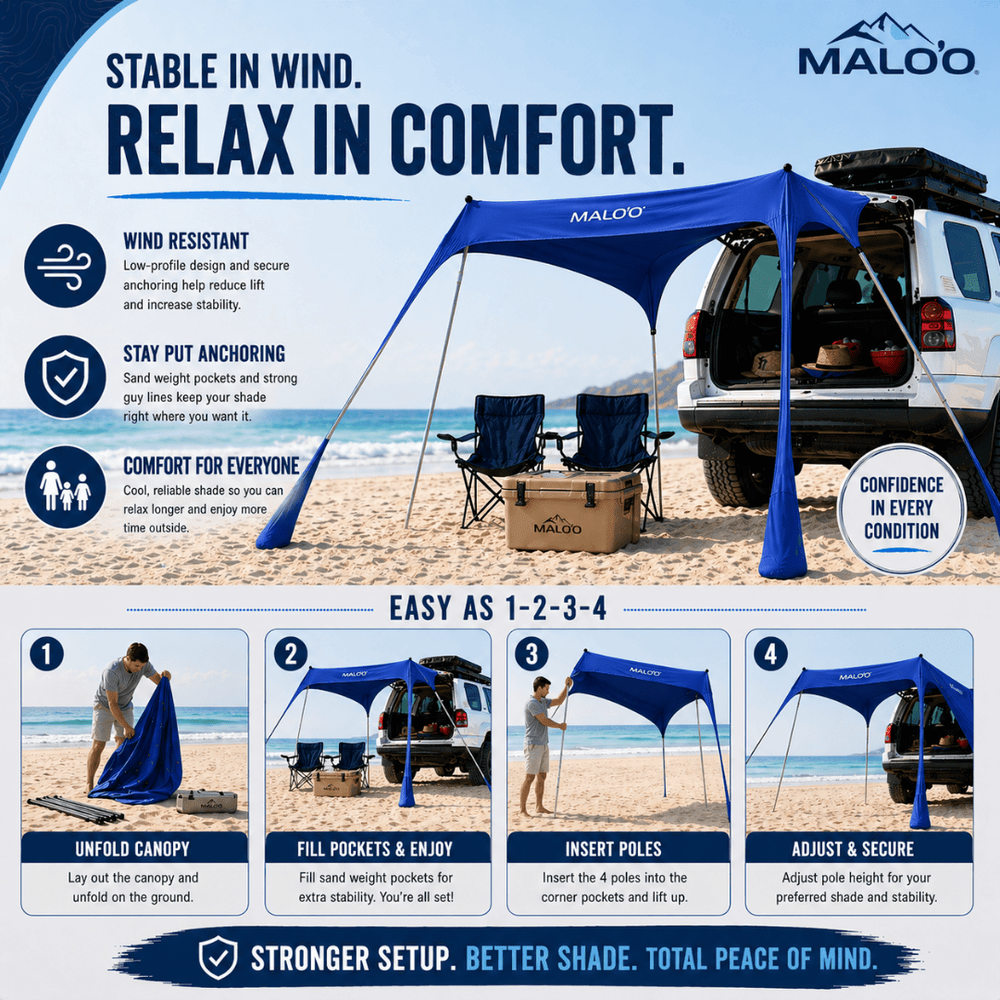 Malo'o Racks Canopy Tent & Vehicle Awning
