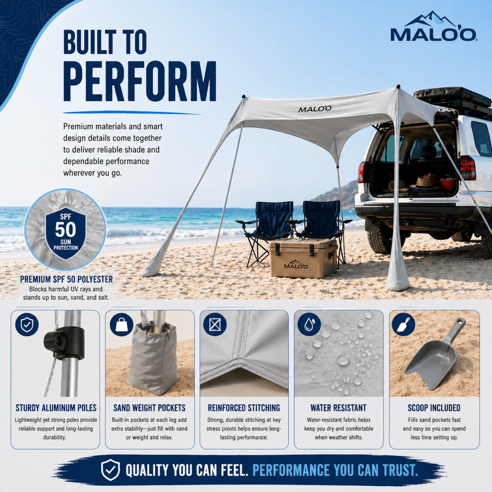 Malo'o Racks Canopy Tent & Vehicle Awning