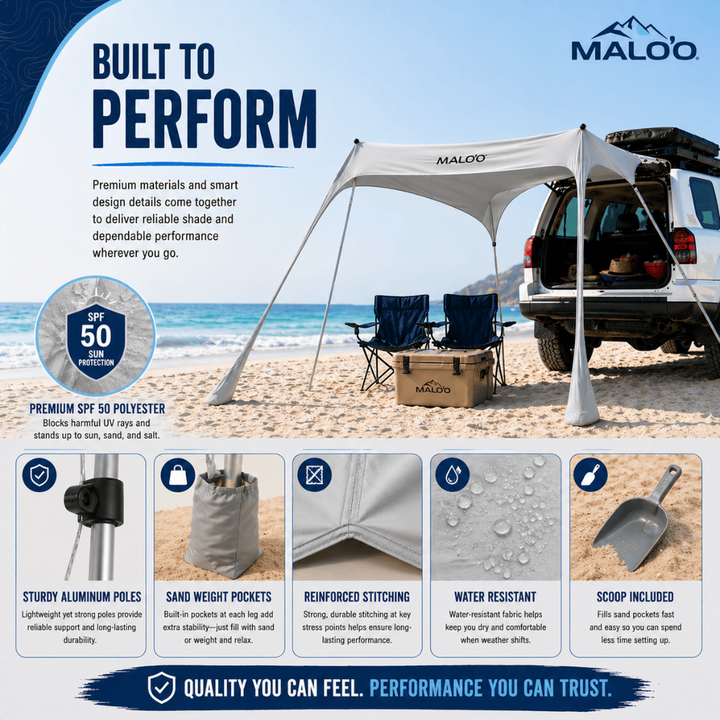 Malo'o Racks Canopy Tent & Vehicle Awning