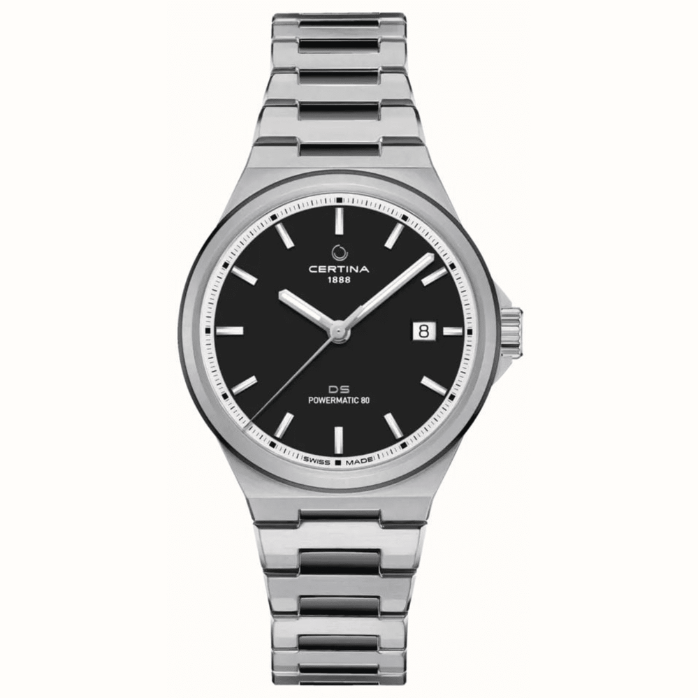 DS-7 Powermatic 80 Watch with Black Dial