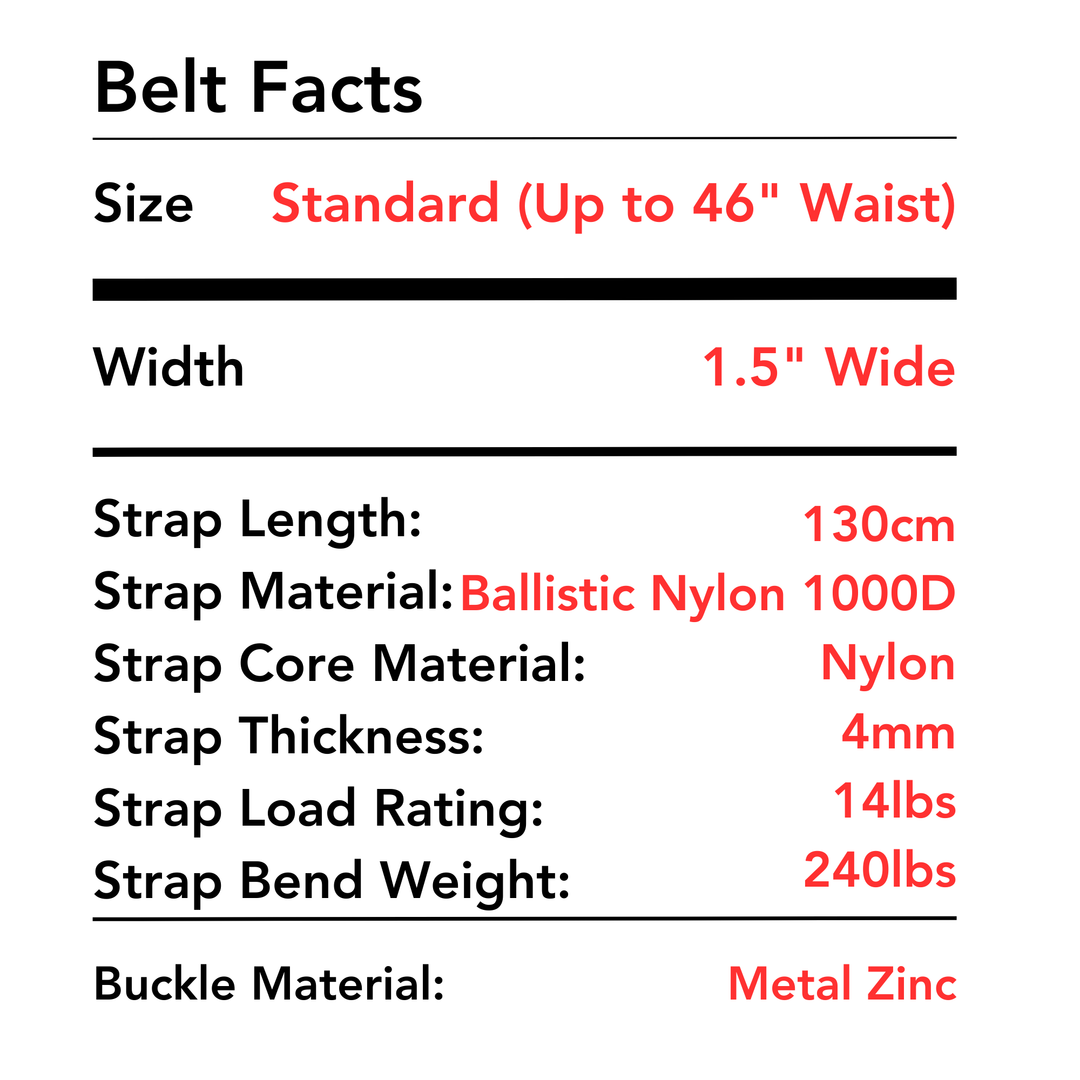 2ND AMEN EDC Hero 1.0 EDC Gun Belt 1.5"