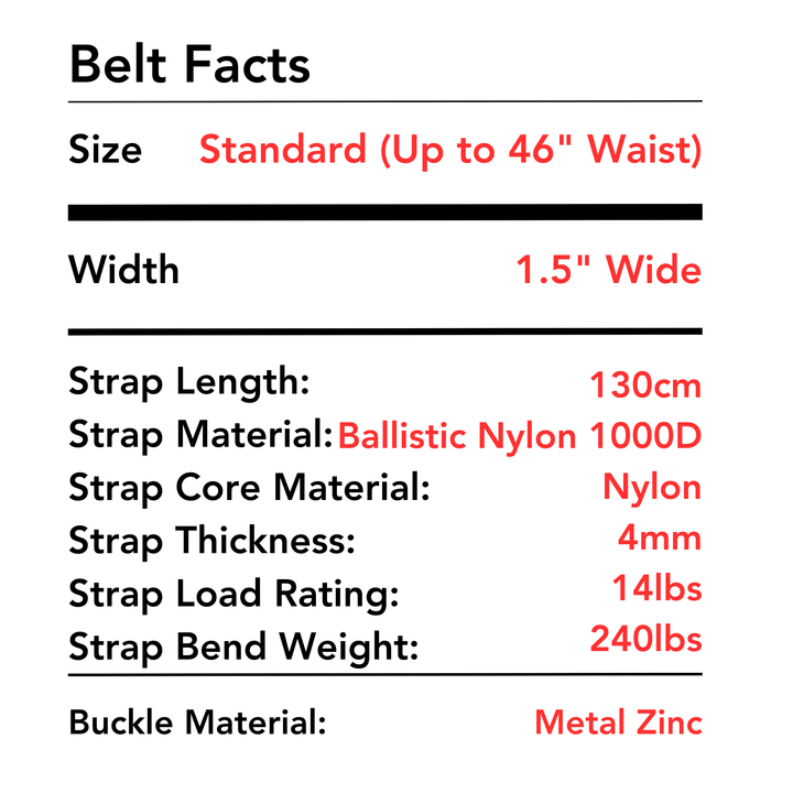 2ND AMEN EDC Hero 1.0 EDC Gun Belt 1.5"