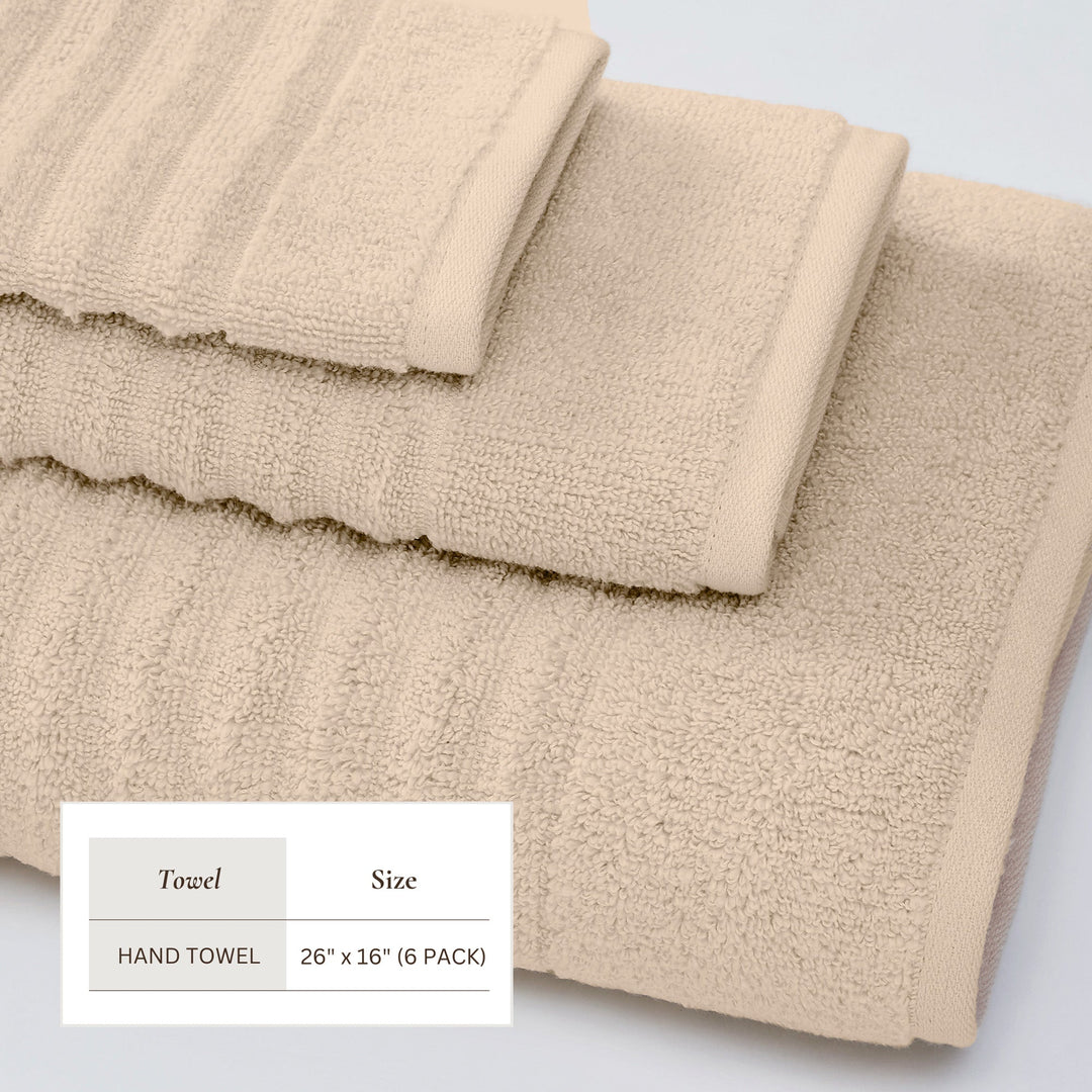 Combed Cotton Bath Towels - Karina Collection