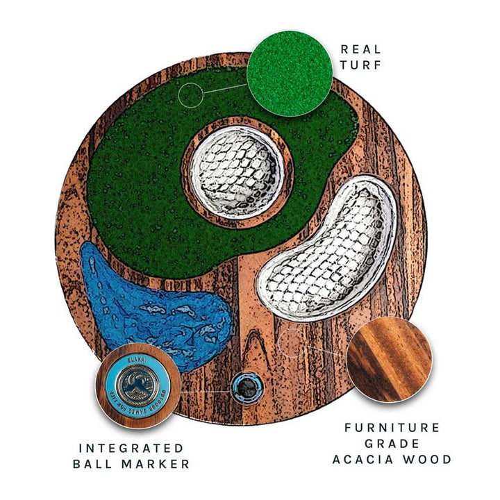 Island Hole | Cornhole Golf Chipping Game