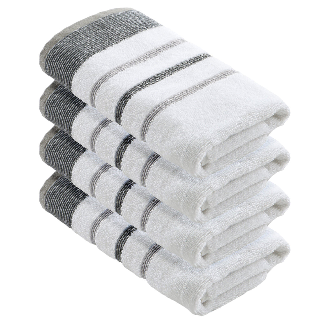 Cotton Stripe Bath Towel Set - Noelle Collection