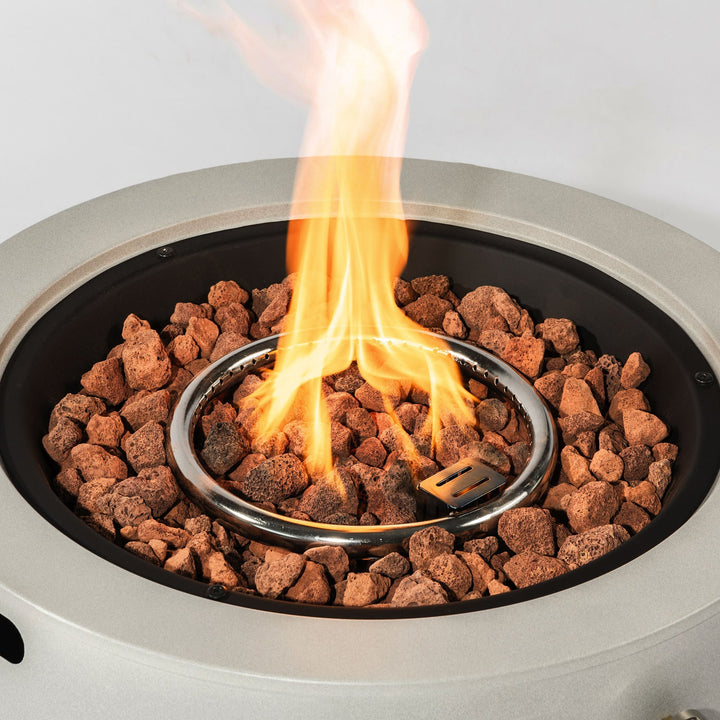 24 Inch Propane Gas Fire Pit Bowl for Outdoor Spaces