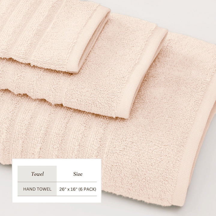 Combed Cotton Bath Towels - Karina Collection