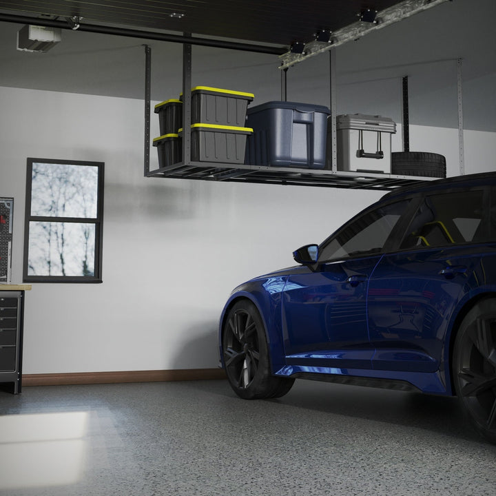 Overhead Garage Shelving 700 lbs | Faber Easy Installation