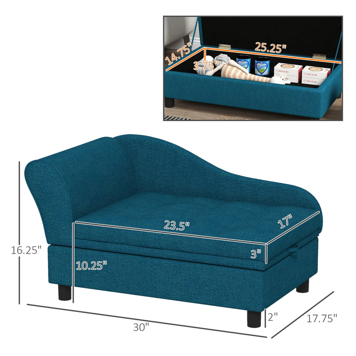 PawHut Elevated Pet Sofa Bed for Small and Medium Dogs