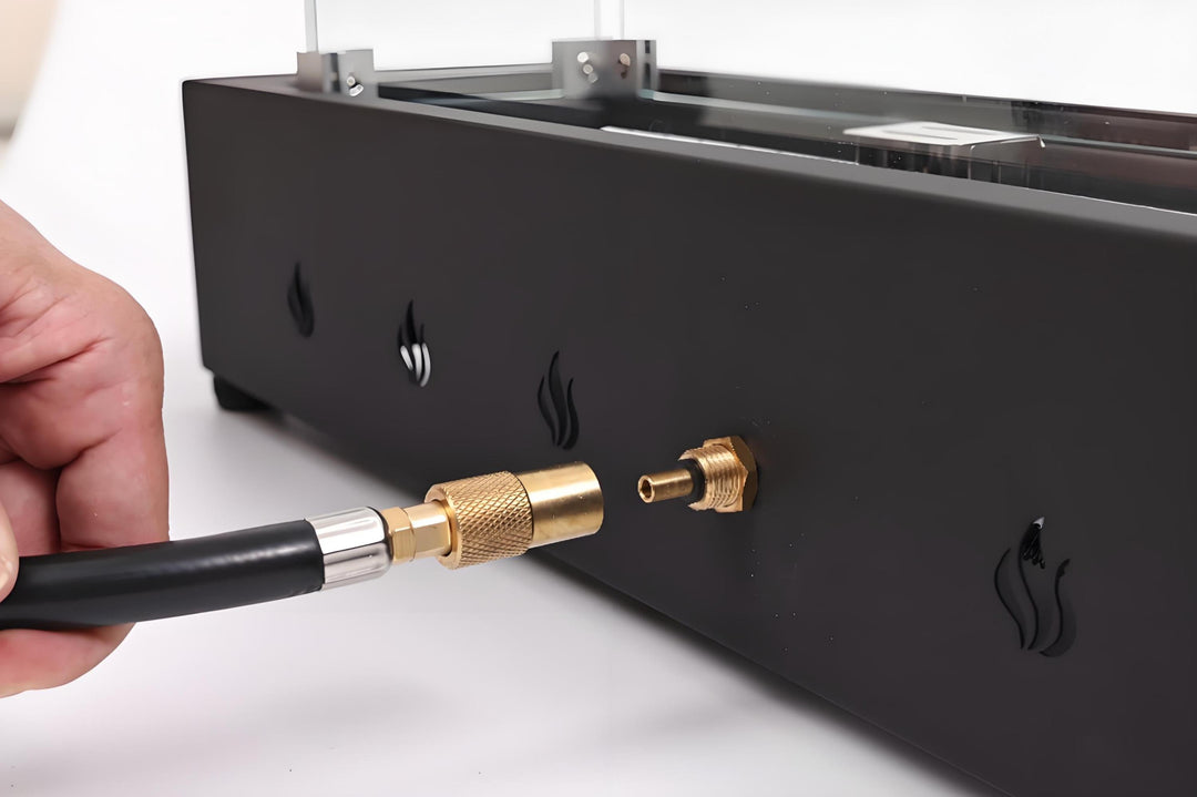 28-Inch Rectangle Fire Pit with Propane Heating