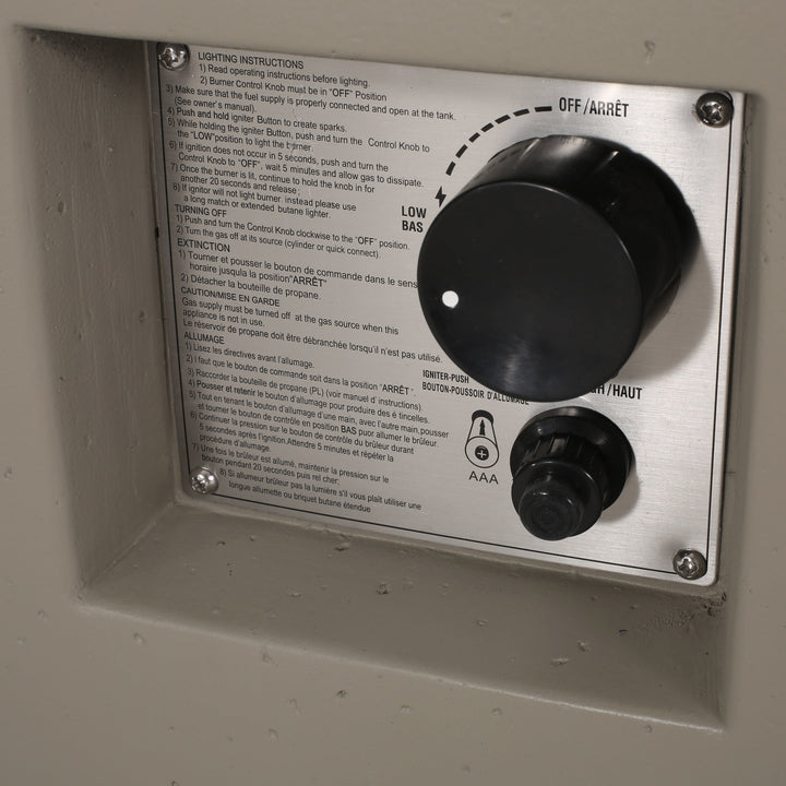 Rectangle 14.75' MGO Fire Pit - 50,000 BTU