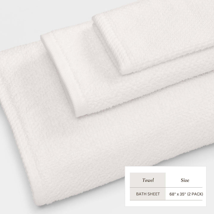 Cotton Bath Towel Set - Acacia Collection