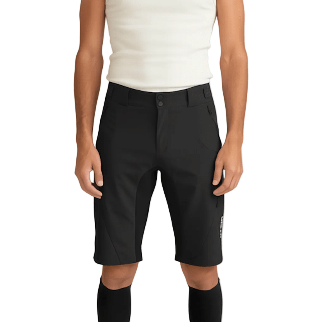 Urban Cycling Men's Gravel Grinder Cyclocross / MTB Shorts - Flex Soft Shell Shorts with Zip Pockets and Vents