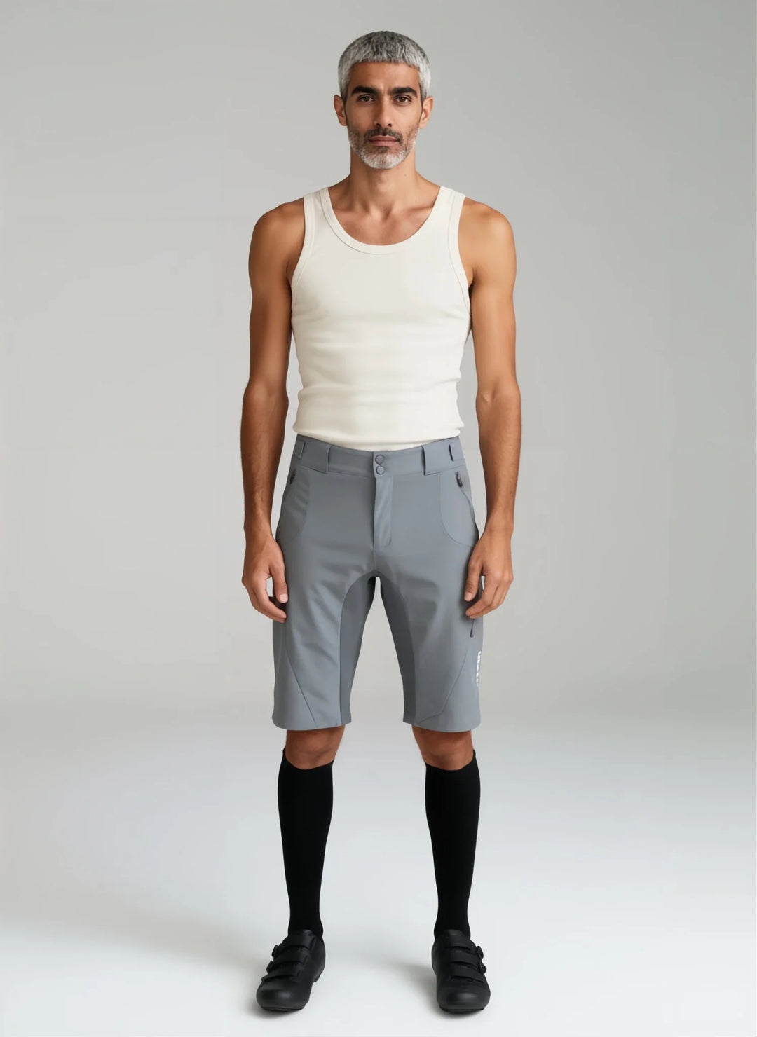 Urban Cycling Men's Gravel Grinder Cyclocross / MTB Shorts - Flex Soft Shell Shorts with Zip Pockets and Vents